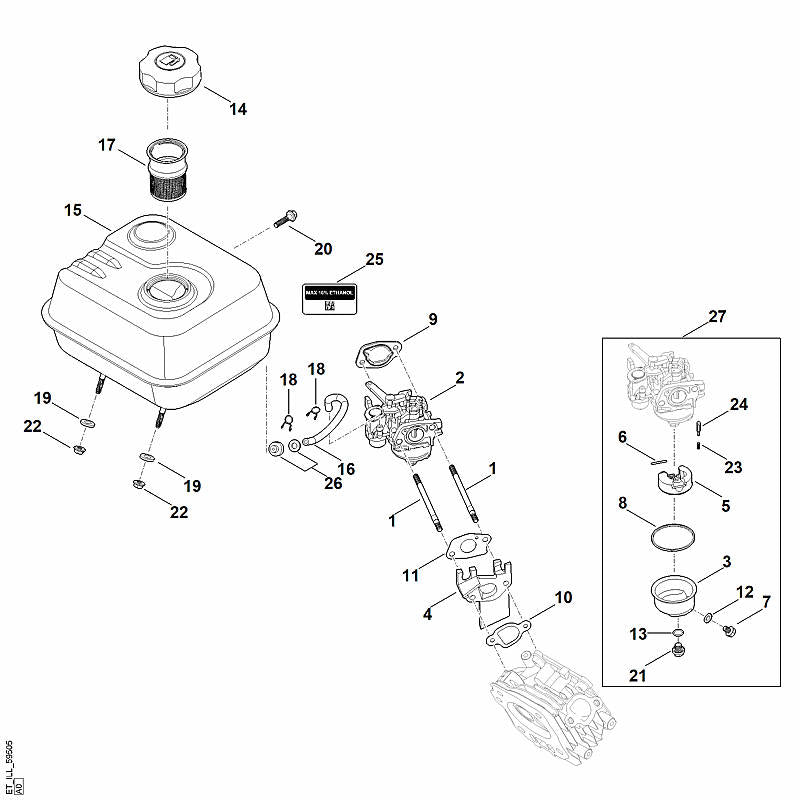 STIHL 00041290915 - Gasket
