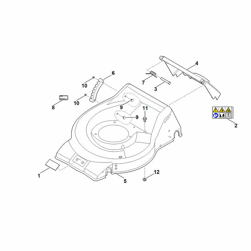 STIHL 00009676729 - Warning note