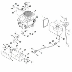 STIHL 00043501802 - Fuel filter