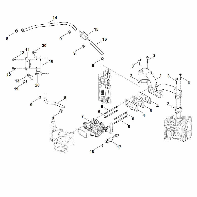 STIHL 00041200613 - Carburetor