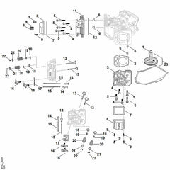 STIHL 00040292501 - Cylinder head gasket