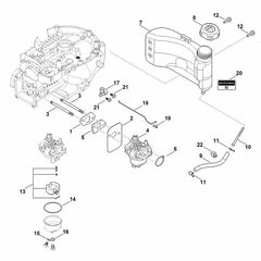 STIHL 00040071815 - Carburettor repair kit