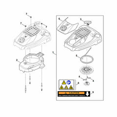 STIHL 00040841003 - Fan housing