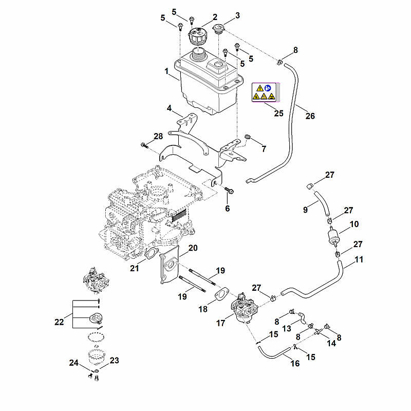 STIHL 00041200617 - Carburetor