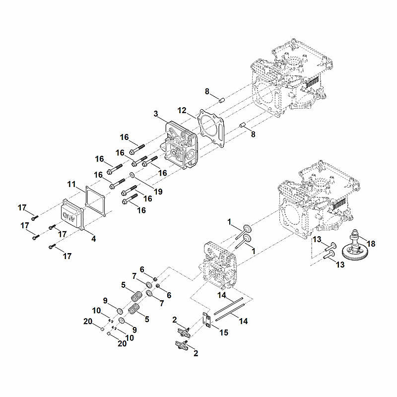 STIHL 00040380102 - Pushrod