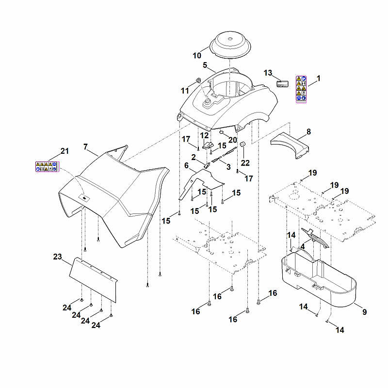STIHL 00009677404 - Warning note
