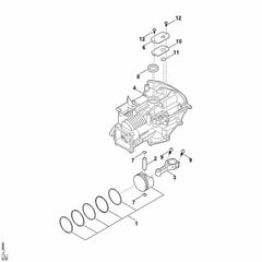 STIHL 00040202111 - Crankcase