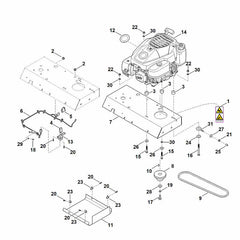 STIHL 00009677405 - Warning note