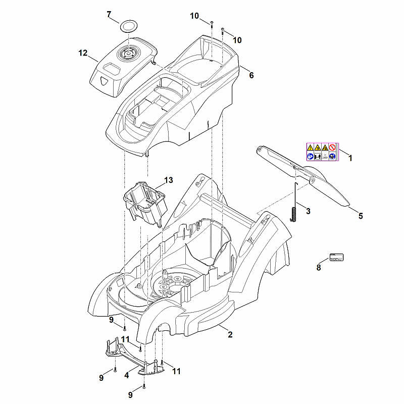 STIHL 00009676746 - Warning note