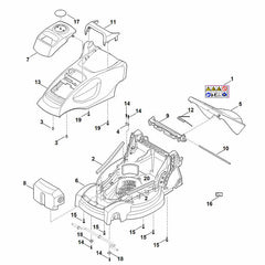 STIHL 00009676747 - Warning note