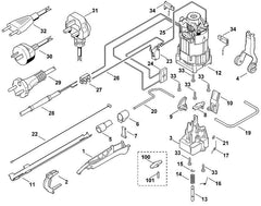 STIHL 48124350302 - Switch