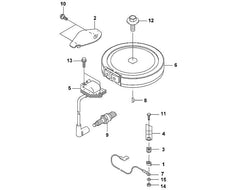 STIHL 00014001300 - Ignition module
