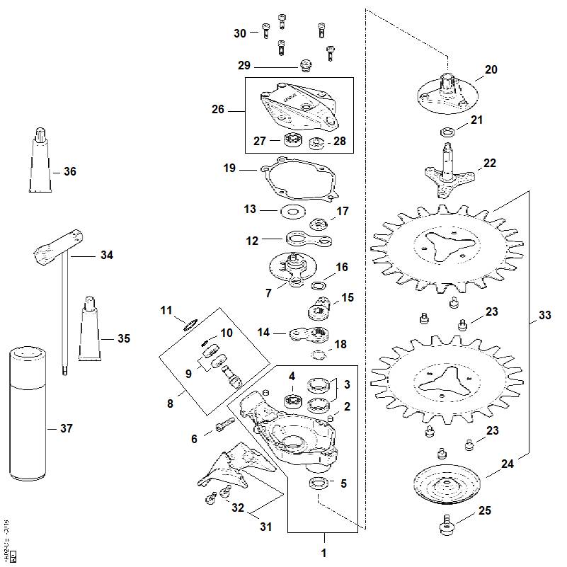 STIHL 00009950807 - Collar nut M10x0.75