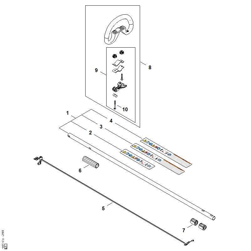 STIHL 00009677436 - Warning pictogram