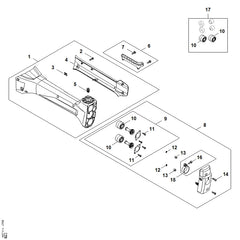 STIHL 41487162951 - Perforated strip