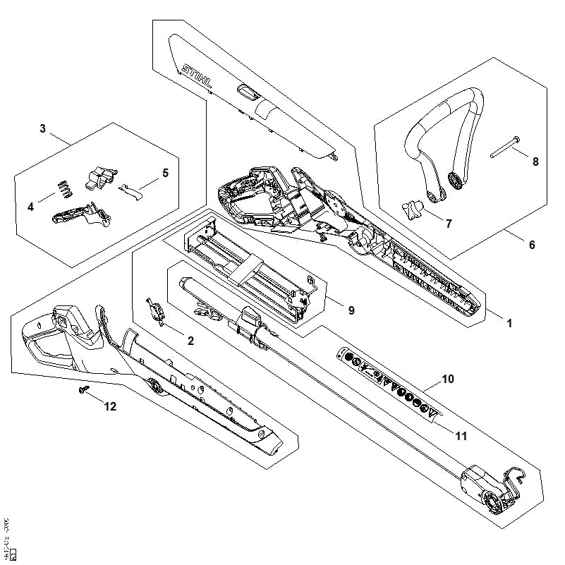 STIHL 00009677341 - Warning pictogram FSA