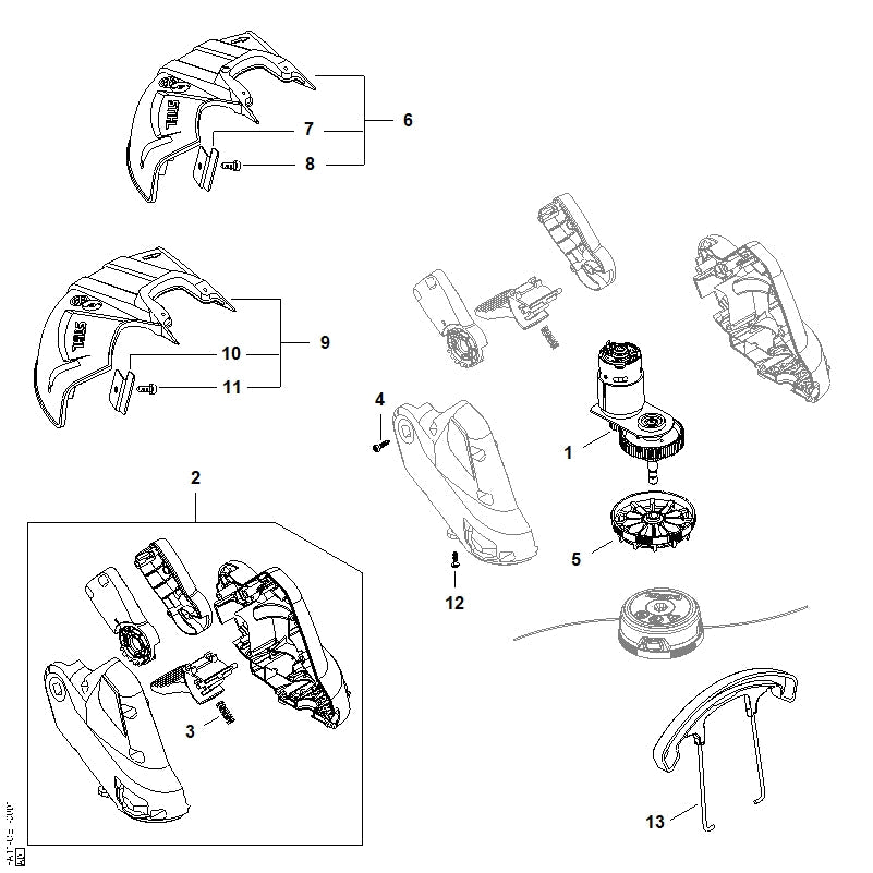 STIHL 00009518300 - Flat head screw