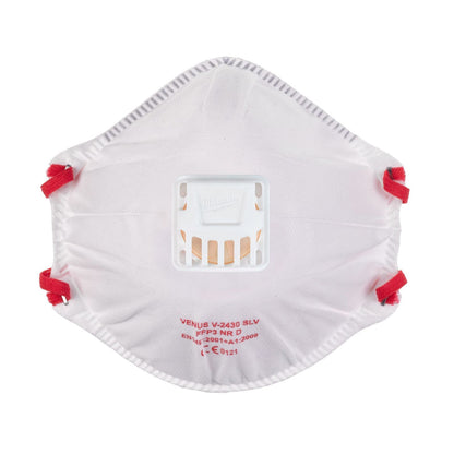Milwaukee Masques respiratoires jetables FFP3 avec valve - Lot de 10