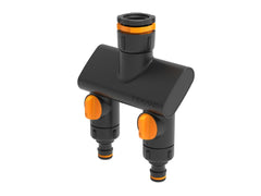 FISKARS Raccord de robinet répartiteur d’eau 2 voies On/Off