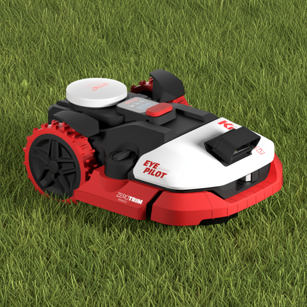 Kress KR273E EyePilot RTK Robot tondeuse avec 4G - Sans fil & ZeroTrim - 3000 m²