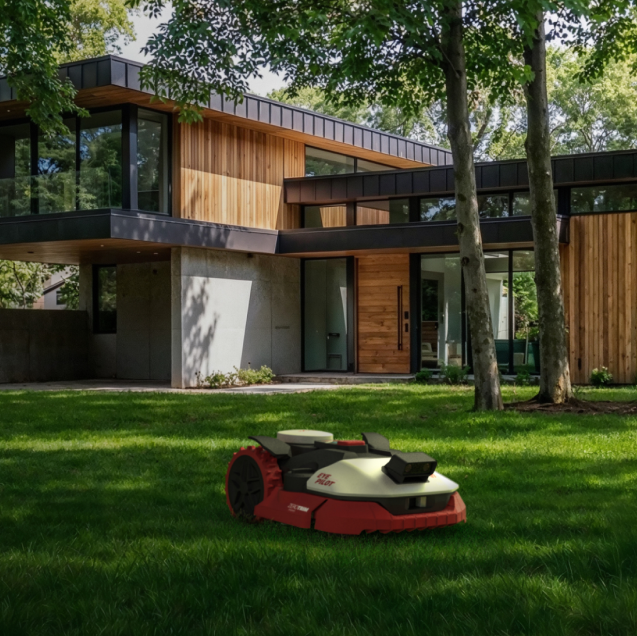 Kress KR273E EyePilot RTK Robot tondeuse avec 4G - Sans fil & ZeroTrim - 3000 m²