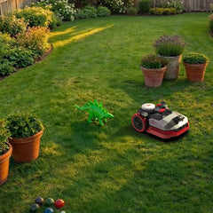 Kress KR250ES Robot tondeuse EyePilot RTK avec 4G - Sans fil & Vision IA - 500 m²