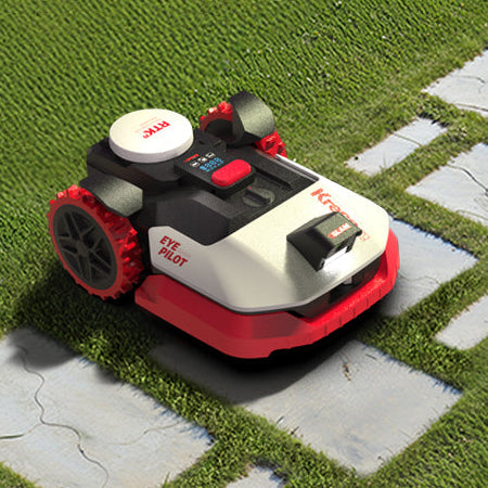 Kress KR250ES Robot tondeuse EyePilot RTK avec 4G - Sans fil & Vision IA - 500 m²