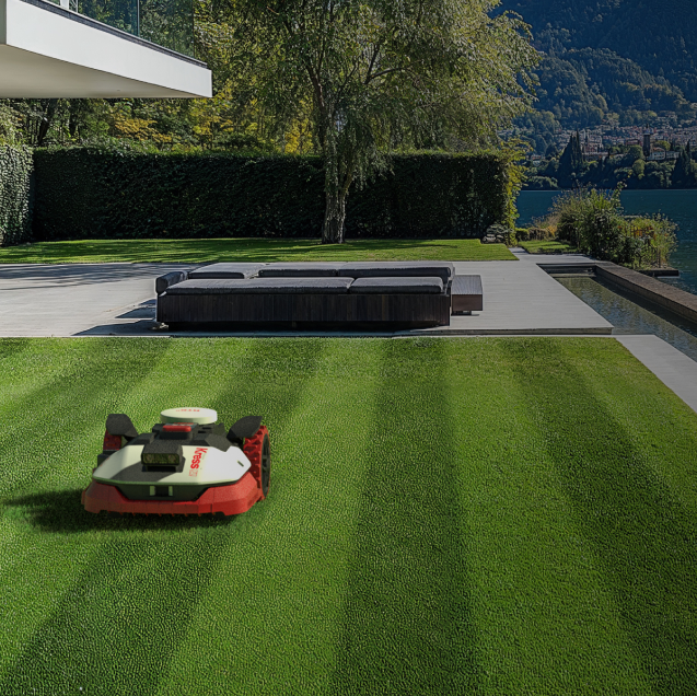 Kress KR271E EyePilot RTK Robot tondeuse avec 4G - Installation sans fil & ZeroTrim - 1500 m²