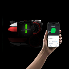 Kress KR271E EyePilot RTK Robot tondeuse avec 4G - Installation sans fil & ZeroTrim - 1500 m²