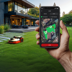 Kress KR261ES EyePilot RTKⁿ - Robot tondeuse 4G sans fil & ZeroTrim - 1000 m²