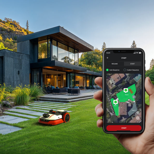 Kress KR251ES EyePilot – Robot tondeuse avec 4G - Sans fil & Vision IA - 1 000 m²