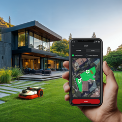 Kress KR271E EyePilot RTK Robot tondeuse avec 4G - Installation sans fil & ZeroTrim - 1500 m²