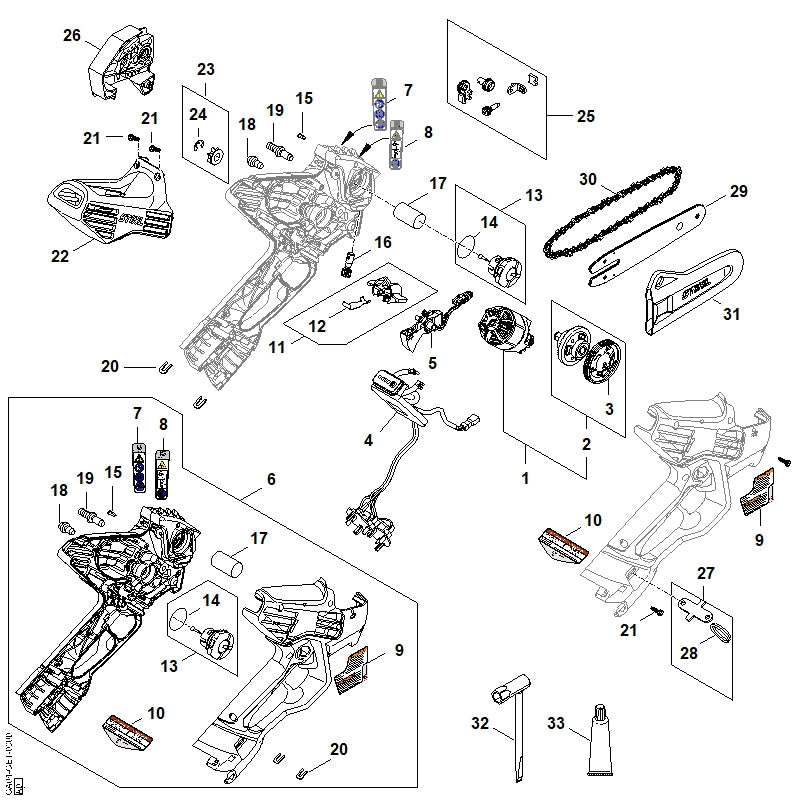 STIHL 00007929165 - Chain scabbard