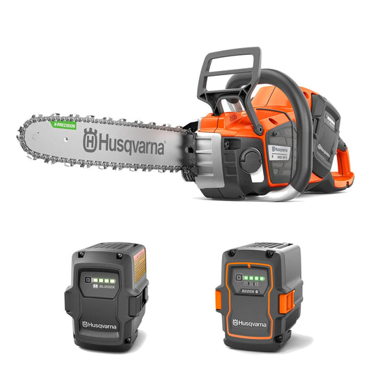 Husqvarna tronçonneuse à batterie 542i XP® G + batterie BLi200 + batterie 40-B220X | Pack 2 batteries