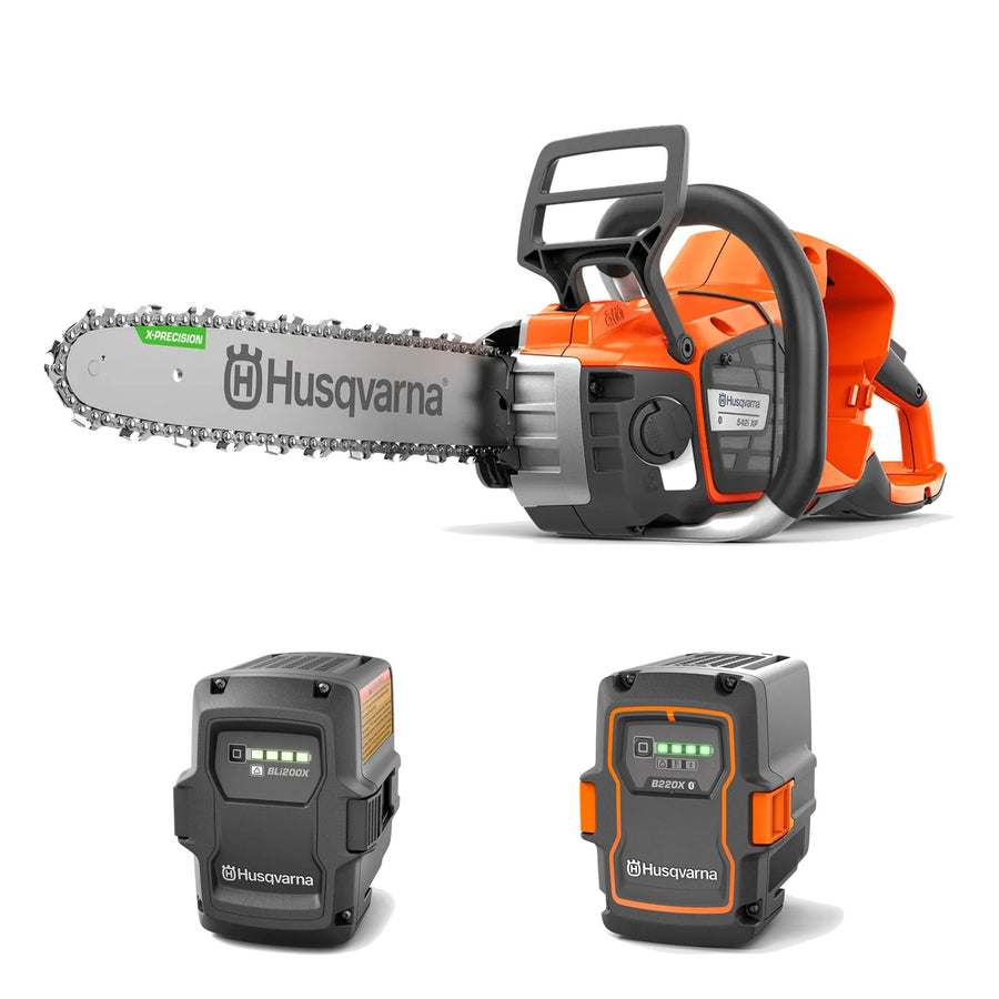 Husqvarna tronçonneuse à batterie 542i XP® + batterie BLi200 + batterie 40-B220X | Pack 2 batteries