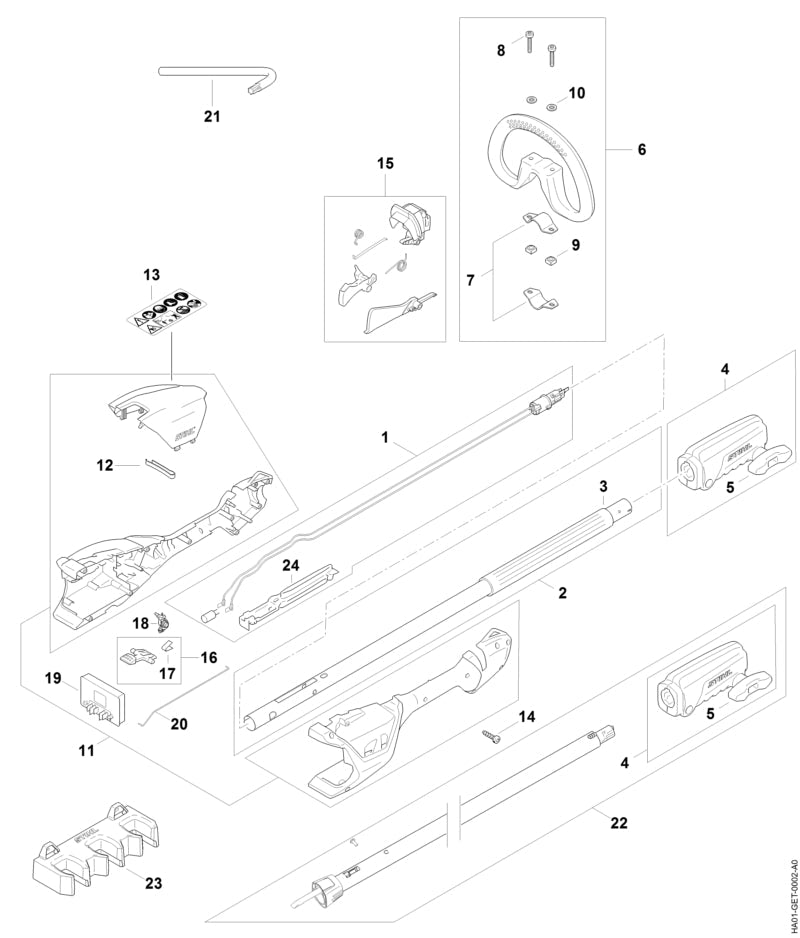 STIHL 45214301411 - Electronic module