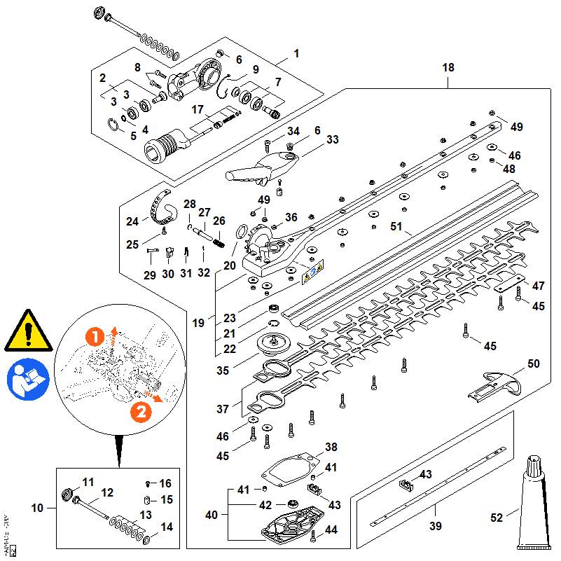 STIHL 00009677299 - Warning pictogram