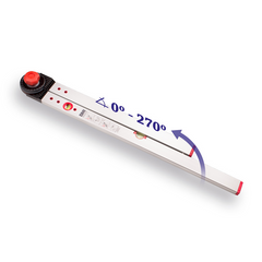 BMI Rapporteur d’angle - Plage de mesure 0° à 270° - 60 x 120 cm