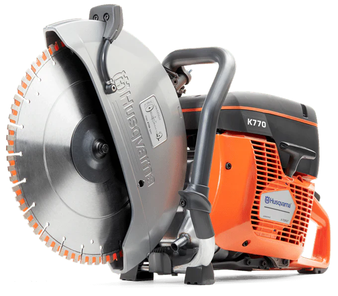 Husqvarna K770 découpeuse thermique avec 5 disques diamant