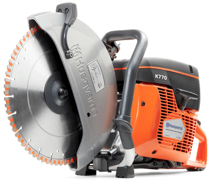 Husqvarna K770 découpeuse thermique avec 5 disques diamant