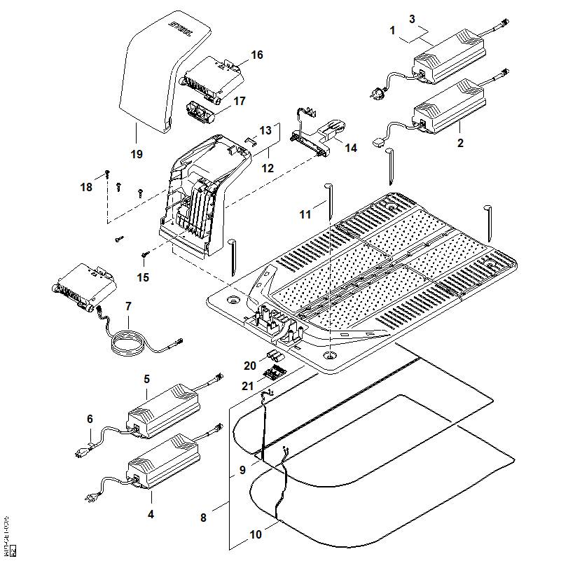 STIHL Bloc d’alimentation (OEM IA01-400-8500)