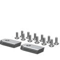 Kress KA0007 Lames pour robot de tonte (12 pièces) + vis