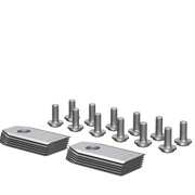 Kress KA0007 Lames pour robot de tonte (12 pièces) + vis