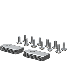 Kress KA0007 Lames pour robot de tonte (12 pièces) + vis