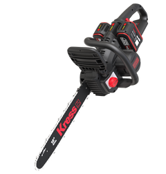 Kress KG347E.9 Tronçonneuse sans fil 40 V 40 cm - Kit avec 2 batteries et chargeur