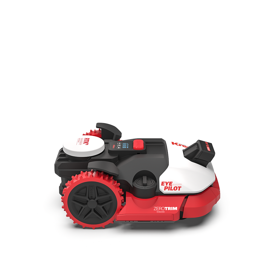 Kress KR273E EyePilot RTK Robot tondeuse avec 4G - Sans fil & ZeroTrim - 3000 m²