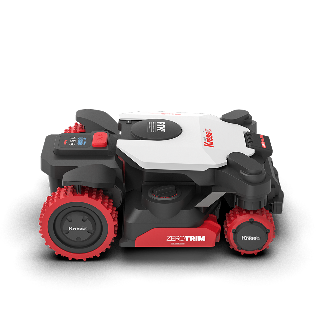 Kress KR281E EyePilot 4×4 RTKⁿ Robot tondeuse avec 4G - Sans fil & ZeroTrim - 1500 m²