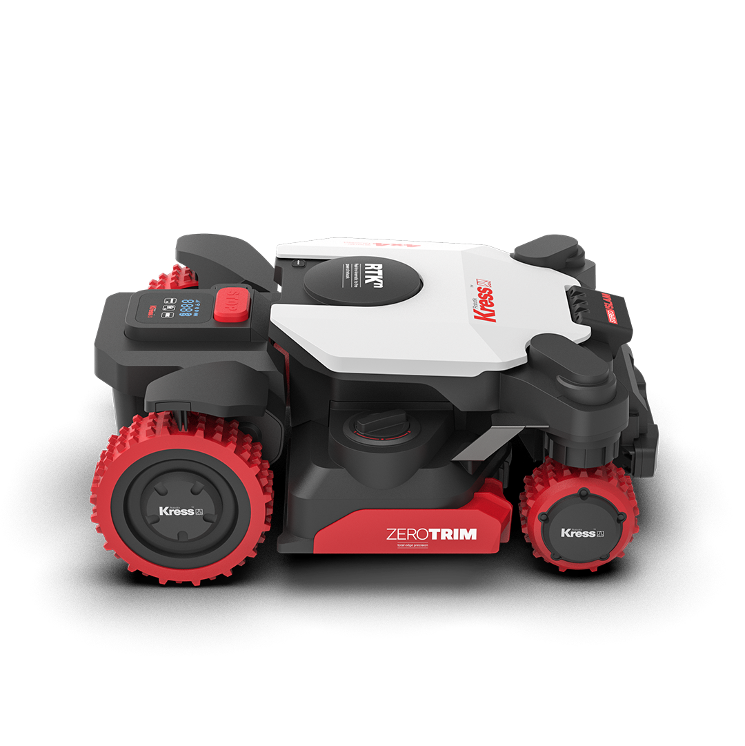 Kress KR285E EyePilot 4×4 RTKⁿ Robot tondeuse avec 4G - Sans fil & ZeroTrim - 5000 m²