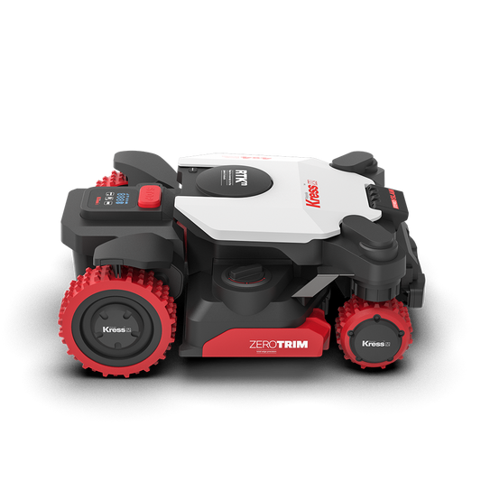Kress KR285E EyePilot 4×4 RTKⁿ Robot tondeuse avec 4G - Sans fil & ZeroTrim - 5000 m²
