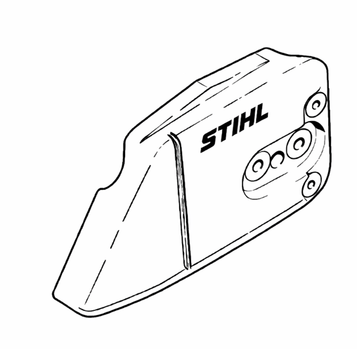 STIHL 11256401701 - Chain sprocket cover
